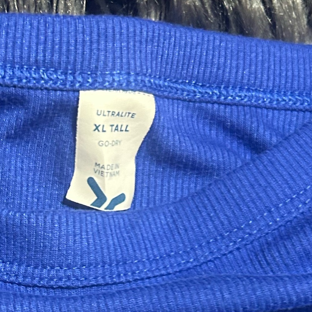 Old Navy Snug Crop Top Blue Size XL Tall - Picture 6 of 6